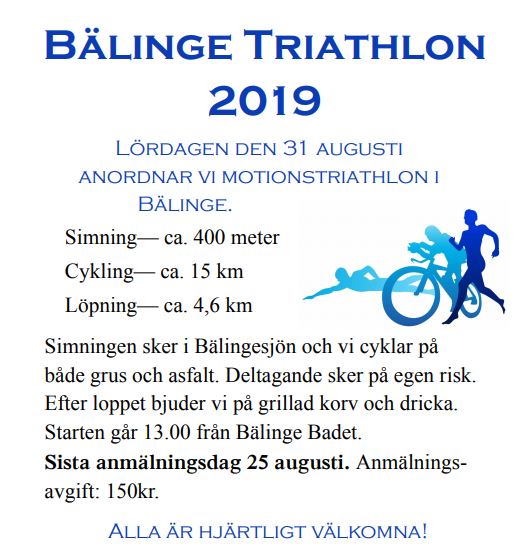 Bälinge Triathlon 2019