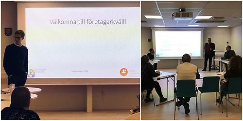 Företagarkväll på Arbetsmarknadsenheten i Perstorp 4 december