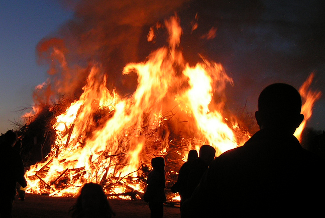 Valborg 2019 firas i Stadsparken i Perstorp