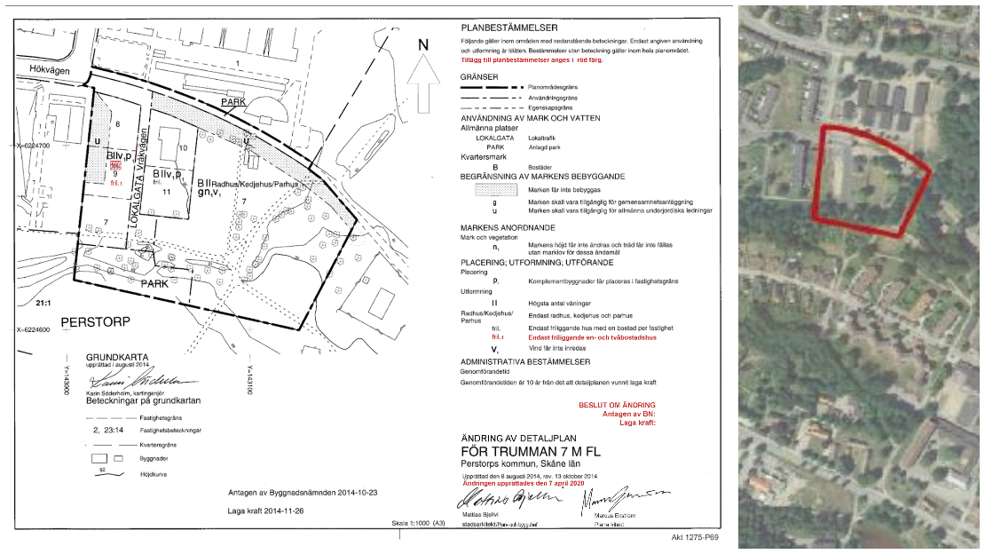 Ändring av detaljplan för Trumman 7 mfl