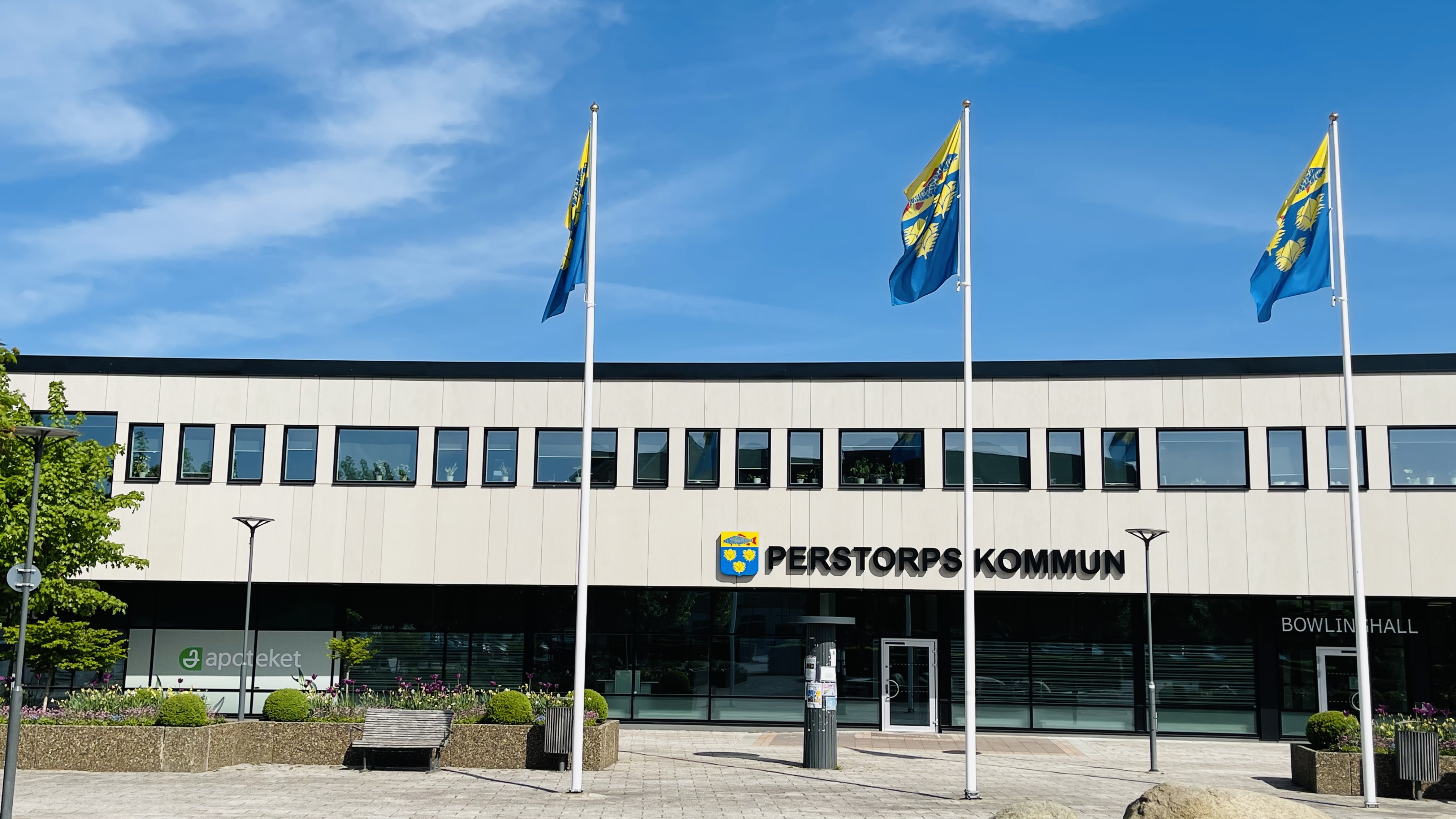 Centrumhuset Perstorp. Exteriör