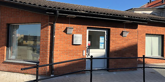Exteriör Arbetsmarknadsenheten på Torggatan i Perstorp