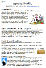 Program Anhörigstöd hösten 2021