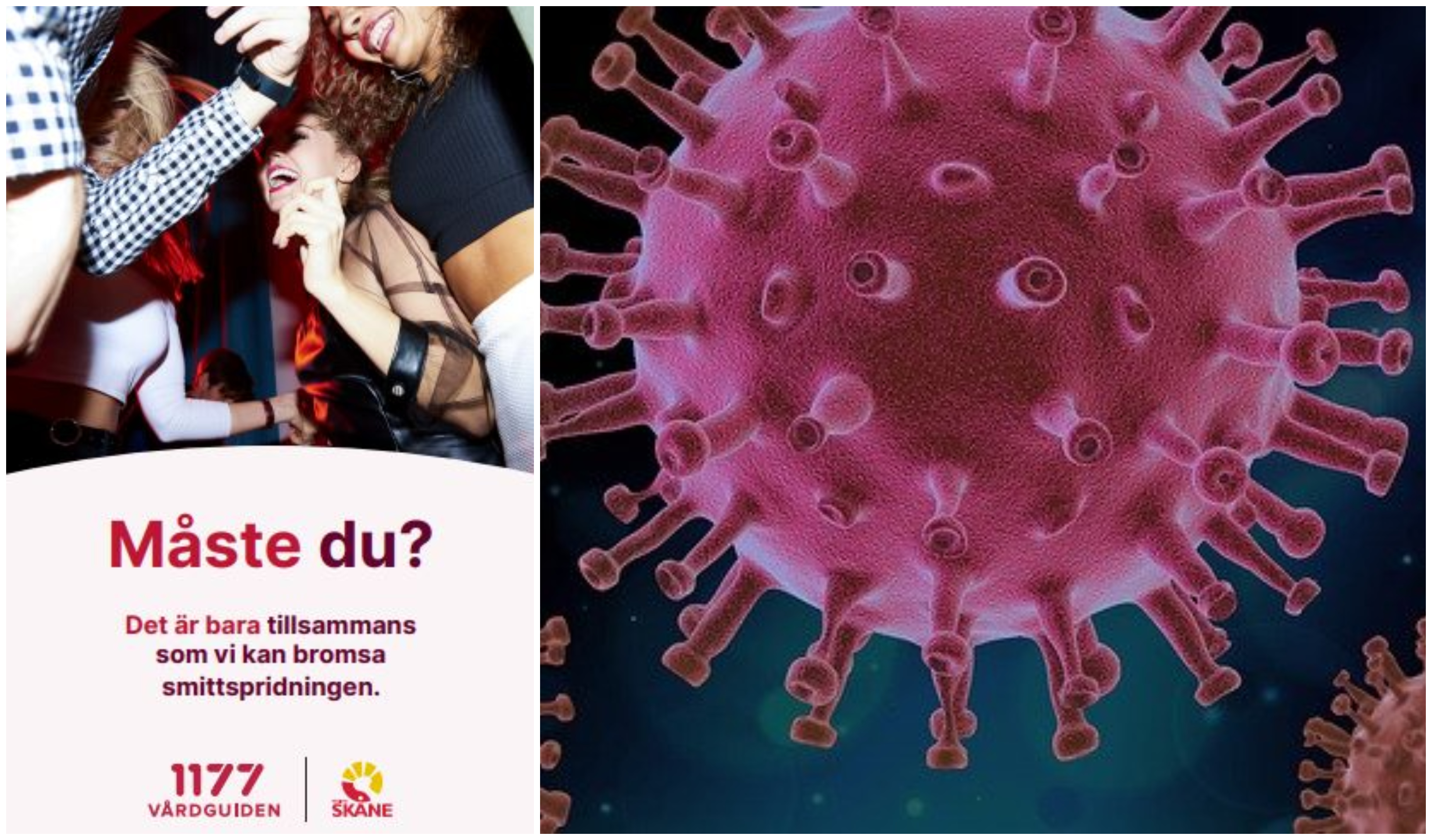 Skärpta allmänna nationella råd. Covid-19 virus.