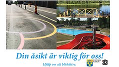 Bildcollage med förstasidan på Statistiska Centralbyråns Medborgarundersökning för Perstorp 2022