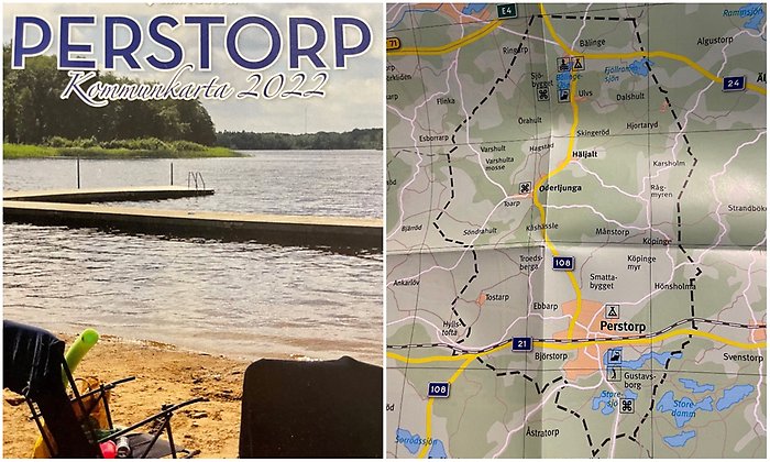 Kommunkarta över Perstorp 2022