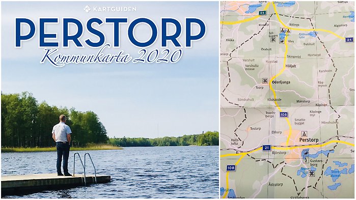Kommunkarta över Perstorp 2020