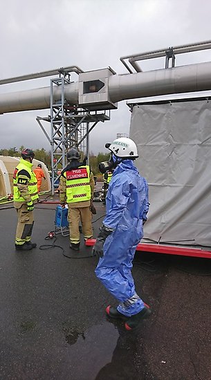 Övning räddningstjänsten