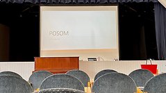 Filmduk i Kulturhuset visar text där det står POSUM.