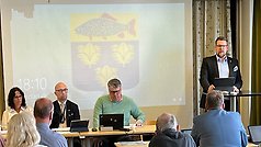 Kommunfullmäktige 18 maj i sammanträdeslokalen på Munka Folkhögskola