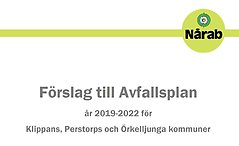 Förslag på avfallsplan 2019-20122