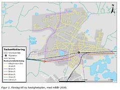 Förslag på nya hastighetsplan i Perstorp