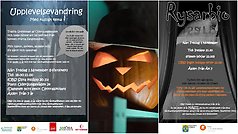 Halloween 1 november i Perstorp med upplevelsevandring och rysarbio