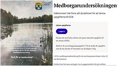 Försättsblad till SCB:s Medborgarundersökning 2020 där 800 slumpmässigt utvalda Perstorpsbor ges möjlighet att svara på frågor om kommunen.