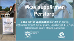 Håll avstånd och ta ansvar. Hitta inte på några ursäkter. Covid-19 virus. Läget är allvarligt. Testa dig vid symtom. Information om vaccination via 1177.se