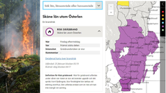 SMHI vädervarnar för gräsbrand
