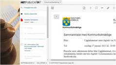 Kommunfullmäktige sammanträder 27 januari 2021 klockan 18:00