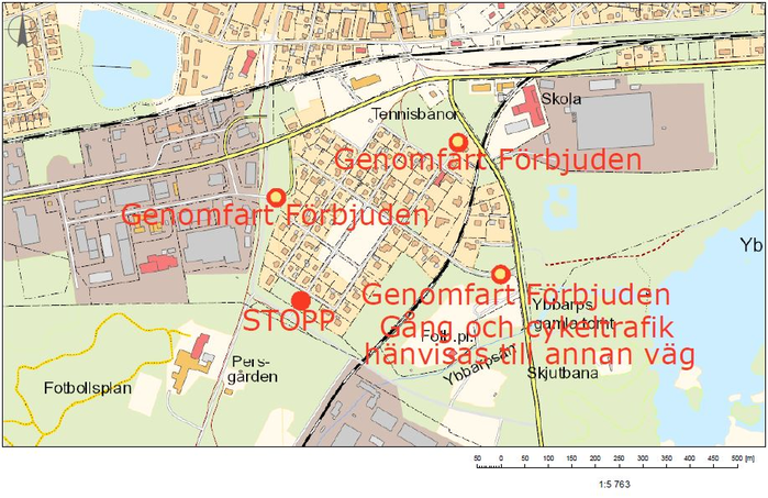 Trafikpåverkan provisorisk bro Gustavborgsvägen